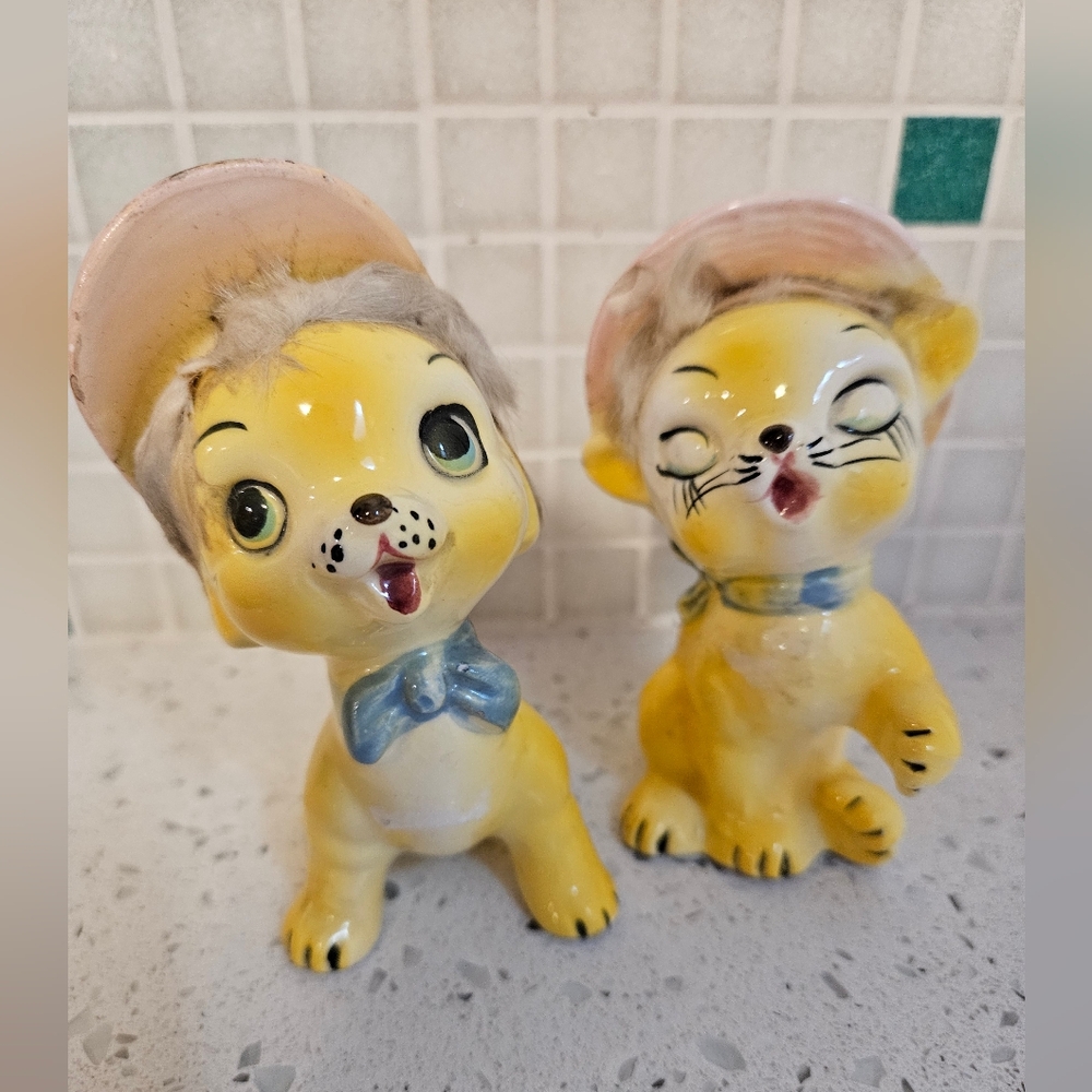 Mcm Kitsch Kitty Figurines